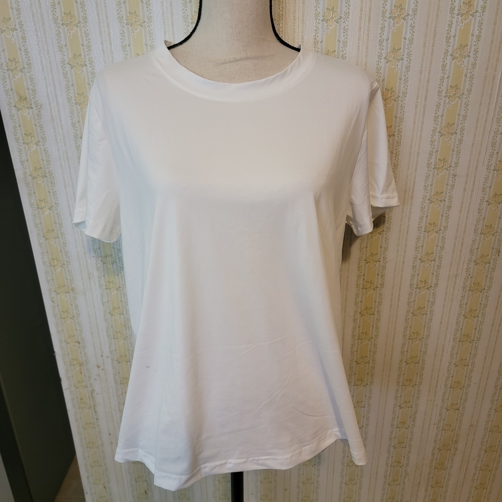 SHEIN White Short Sleeve Tee